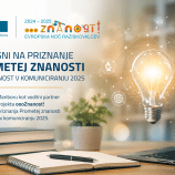 Univerza v Mariboru za projekt oooZnanost! prejela priznanje Prometej znanosti 2025